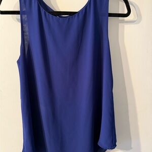 Elegant Blue Sleeveless Top
